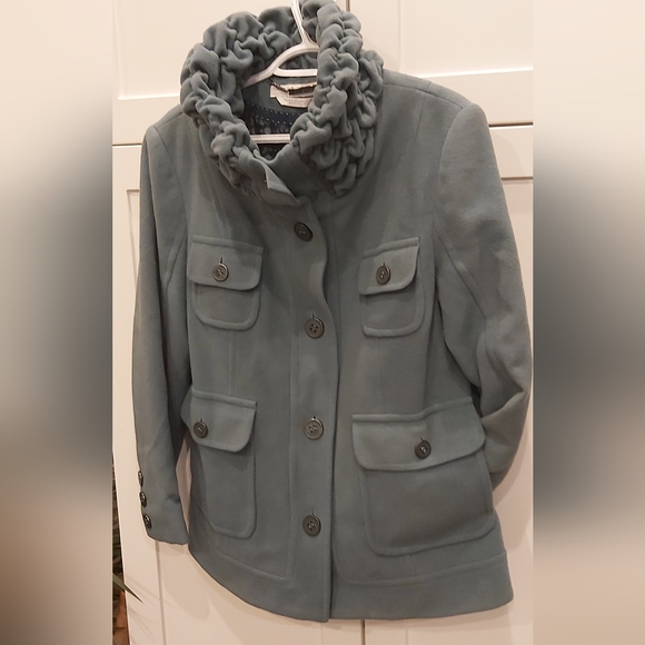 Perry Ellis- Portfolio wool peacoat - Picture 7 of 8